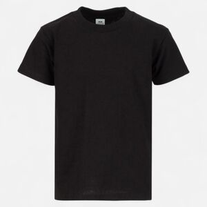 Boys Pro Club Black Short Sleeve T-Shirt Size S Youth 100% Cotton